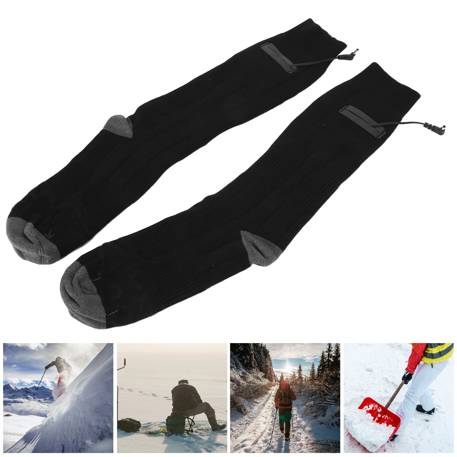 전기 온열 양말, 겨울용 보온 양말, 세탁 가능, DC - Thermal Sock Winter 리뷰 및 가격
