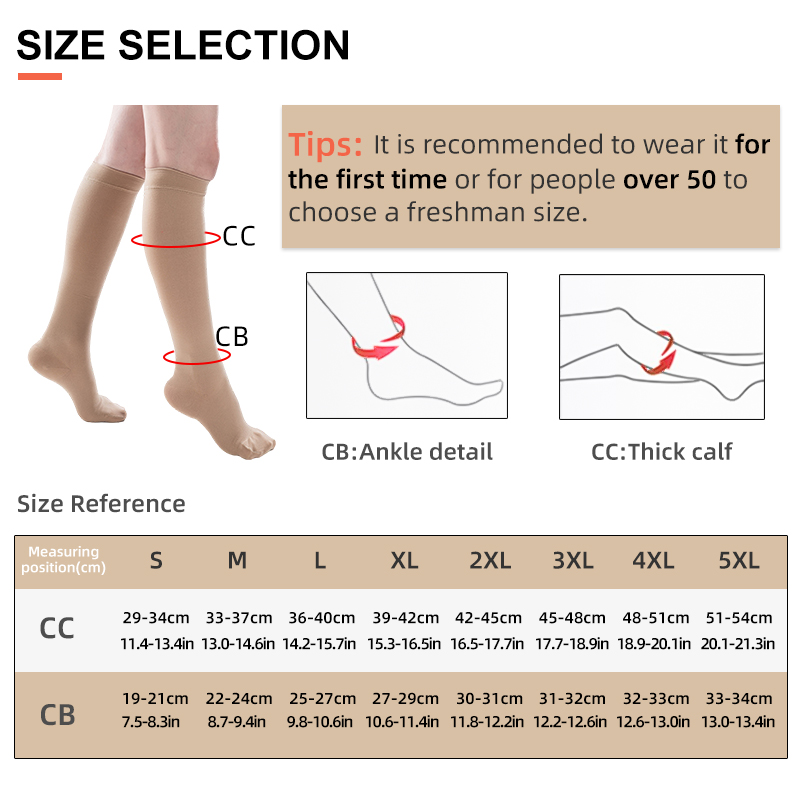 발가락이 막힌 의료용 압박 스타킹 34-46mmHg 정 - Compression Sleeve Calf 리뷰 및 가격