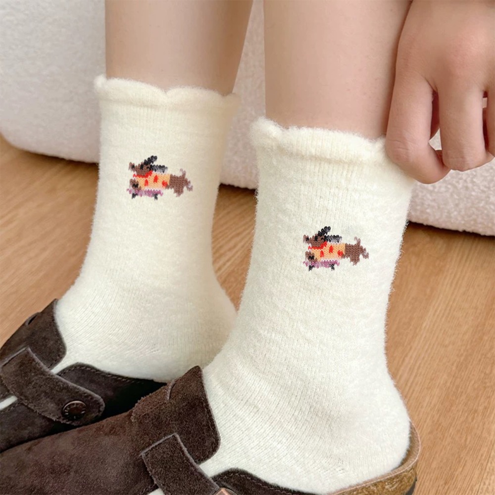 귀여운 밍크 짧은 플러시 양털 양말 여성용 겨울 따뜻한 - Thermal Sock Winter 리뷰 및 가격