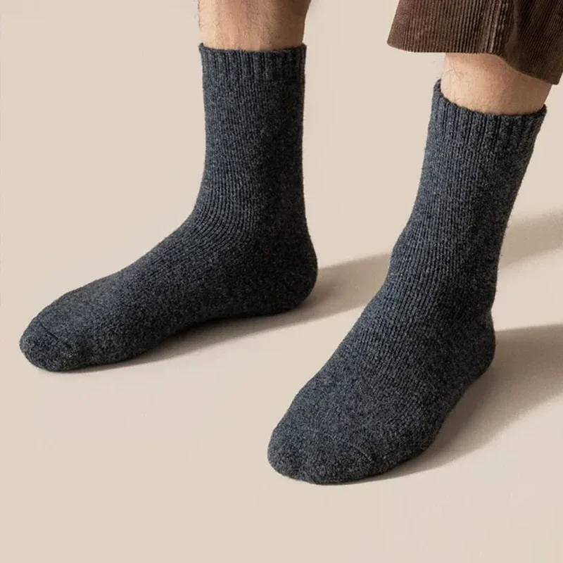겨울용 남성용 양말, 따뜻하고 두꺼운 울 소재, 단색, - Thermal Sock Winter 리뷰 및 가격