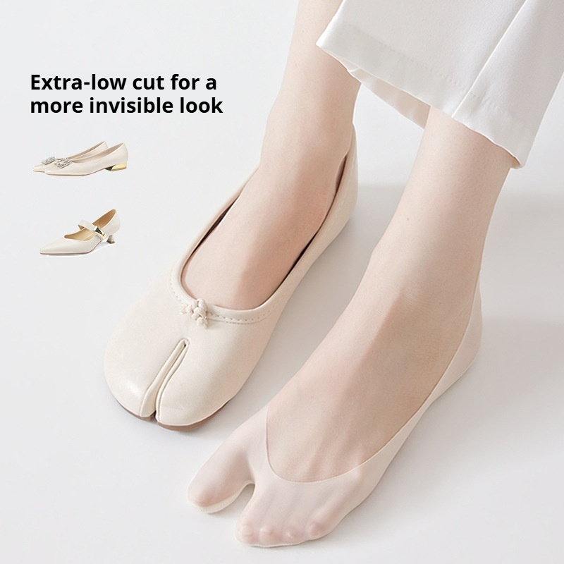 여성용 아이스 실크 소재의 발가락 분리형 양말, 봄/여 - Toe Sock Split 리뷰 및 가격